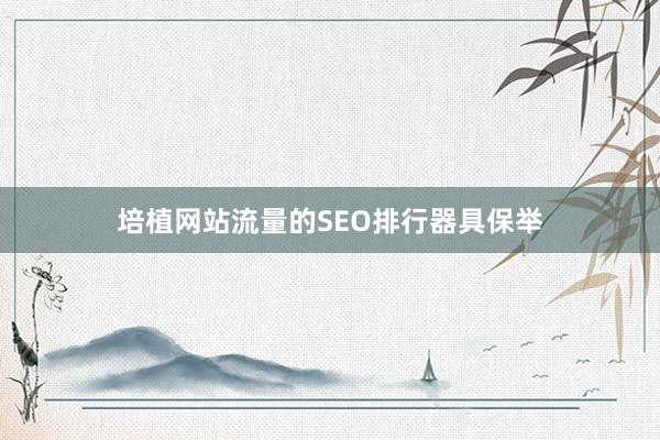 培植网站流量的SEO排行器具保举